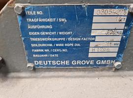 Grove hookblock 16mm 1 sheave 16t