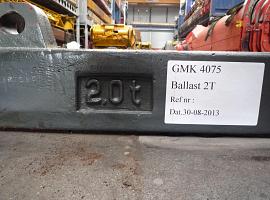 Grove GMK 4075 counterweight 2,0 ton 
