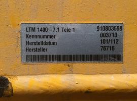 Liebherr LTM 1400-7.1 telescopic section 1