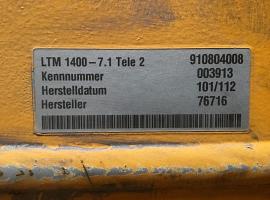 Liebherr LTM 1400-7.1 telescopic section 2
