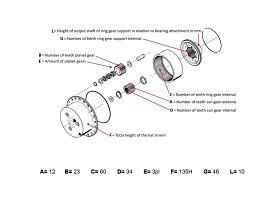 Grove GMK planetary gear 12-23-60-34-3pl-H135-46