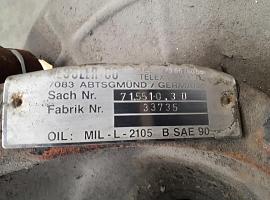 Krupp KMK 4070 Megatrak axle housing
