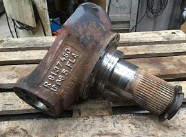 Demag AC 205 axle 4 left steering knuckle 16 holes 