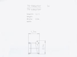 Liebherr LTM 1800 TN adapter