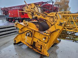 Liebherr LTM 1300 luffing jib winch with frame