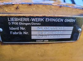 Liebherr LTM 1300 luffing jib winch with frame