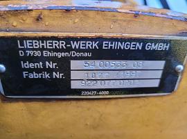 Liebherr LTM 1300 luffing jib winch with frame