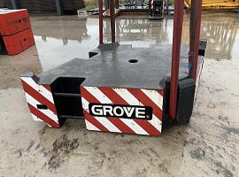 Grove GMK 6400 counterweight 10 ton 