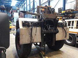 Add on axle for Liebherr crane