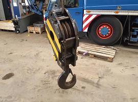 Hookblock 16mm 3 sheave 32t