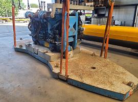 Liebherr 1400-7.1 counterweight frame incl. winch 2