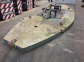 Liebherr LTM 1400-7.1 counterweight base plate 15T