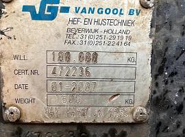 Hookblock 25mm 3 sheave 100 ton 