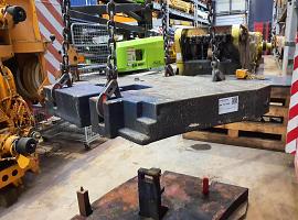 Demag AC 205 counterweight left side 1,9 ton