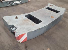 Terex Demag Challenger 4200 counterweight 3.2 Ton