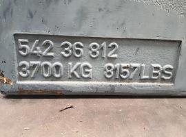 Terex Demag Challenger 4200 counterweight 3.7 Ton