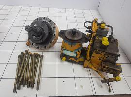 Liebherr LTM 1035 slew gear in parts 