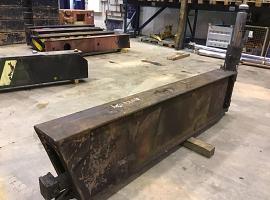 Demag AC 265 outrigger beam complete rear