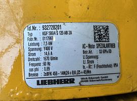 Liebherr MK 100 slew motor 