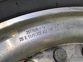 Wheel 445/95R25 12 9 2p alu.