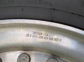 Wheel 445/95R25 12 9 2p alu.