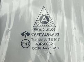 Terex-Demag AC glass side panel right lower cabin