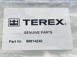 Terex-Demag AC glass side panel right lower cabin