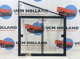 Demag AC 120 window and frame right door lower cabin