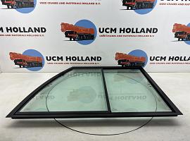 Terex-Demag AC 35 L lower cabin side window left complete