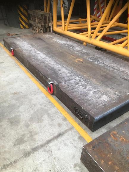 Counterweight plates 12.5 T