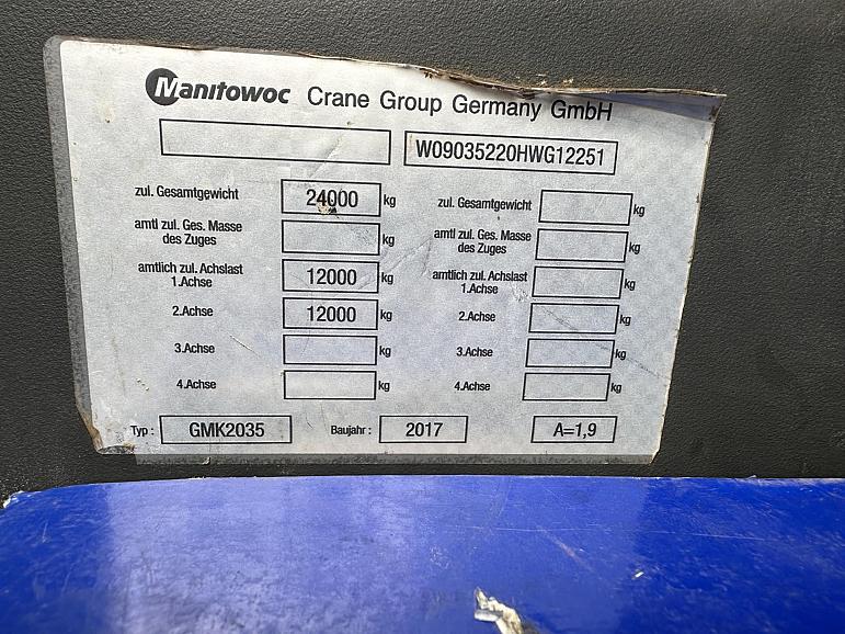 Grove GMK 2035