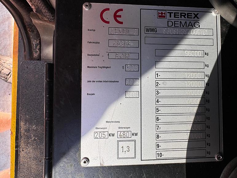 Terex Demag AC 500-2 SSL